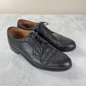 Polo Ralph Lauren Men's Size 10.5D US Men's Moseley Wingtip Oxford Derbery Black